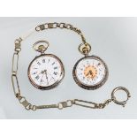 Paar Taschenuhren 800 Silber
