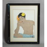 Jacoulet, Paul (1896 - 1960), "Le chant des vagues" (1936/37)
