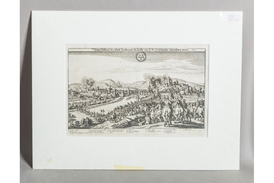 Merian, Matthäus Umfeld (17./18. Jh.), Belagerung von Bad Kreuznach im Jahr 1631