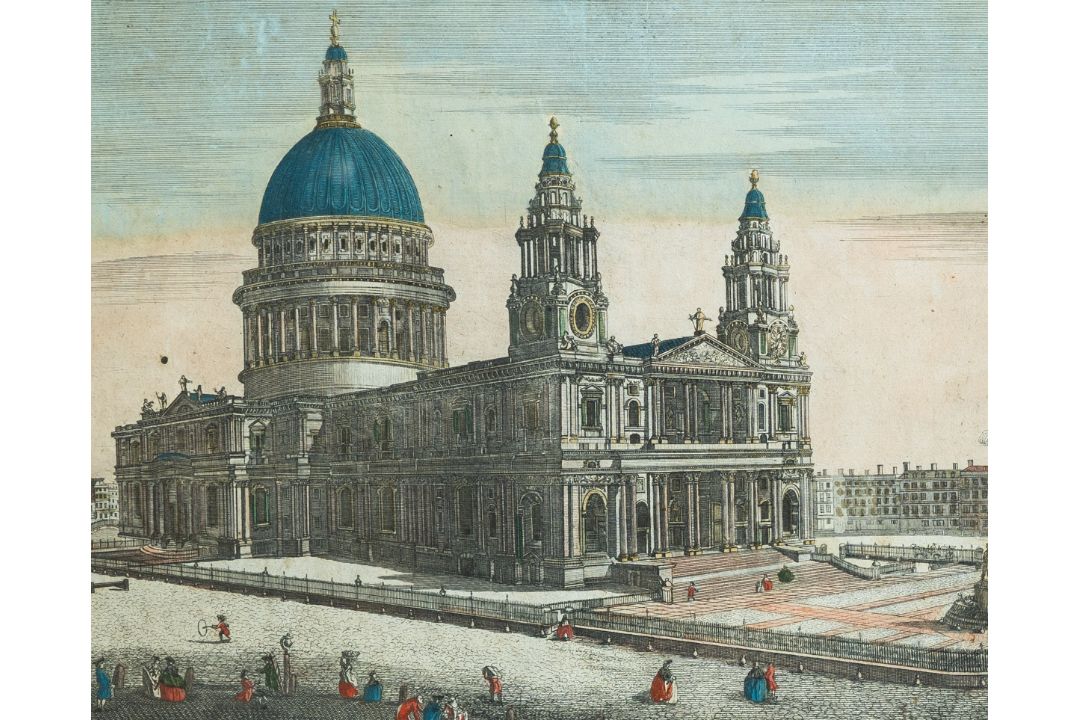Probst, Georg Balthasar (1732 - 1801), "Cathédrale de St. Paul à Londres" - Bild 2 aus 2