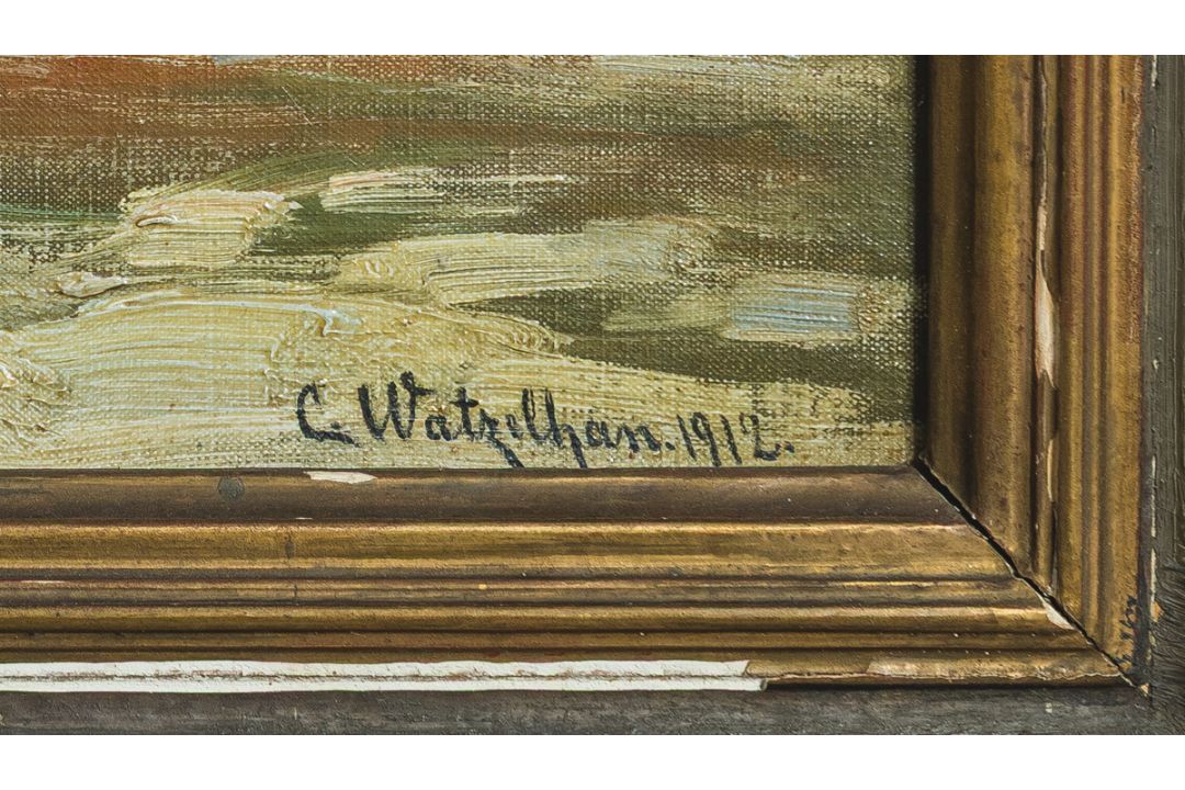 Watzelhan, Carl (1867 - 1942), Landschaft (1912) - Bild 4 aus 4