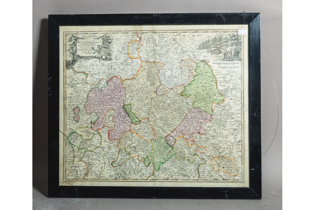 Homann, Johann Baptist (1664 - 1724), "Hassiae Inferioris Comitatus Waldeck"