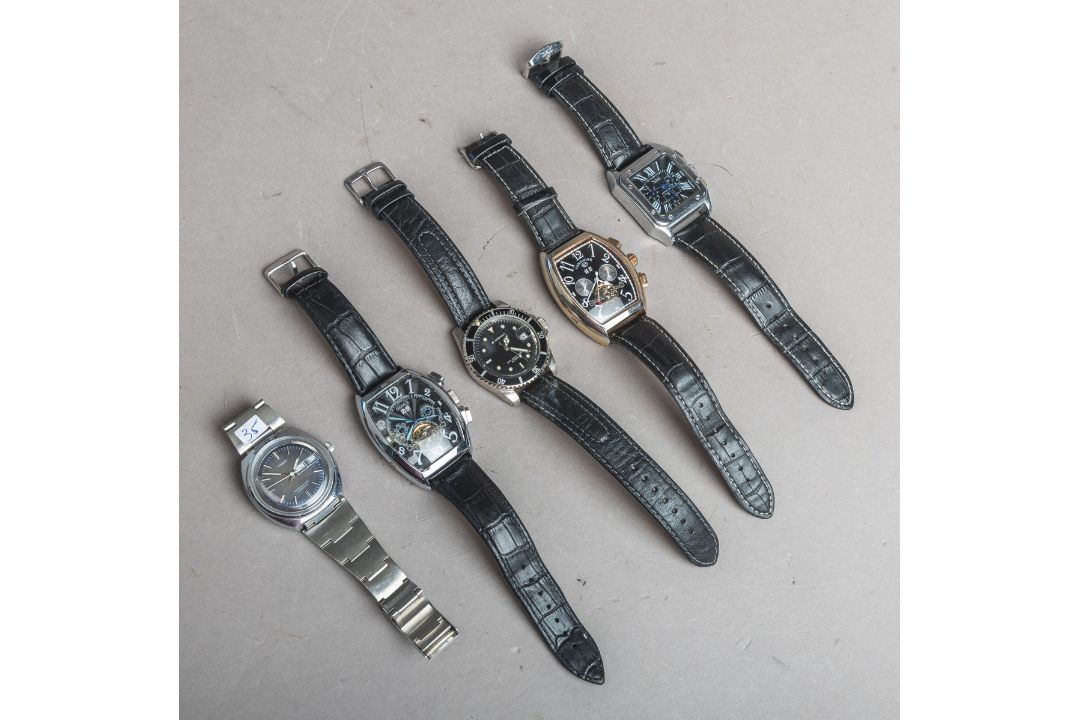 5-teiliges Konvolut von Armbanduhren - Bild 1 aus 2