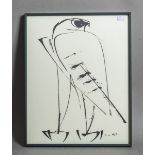 Gaab, Hannes (1908-1988), Greifvogel