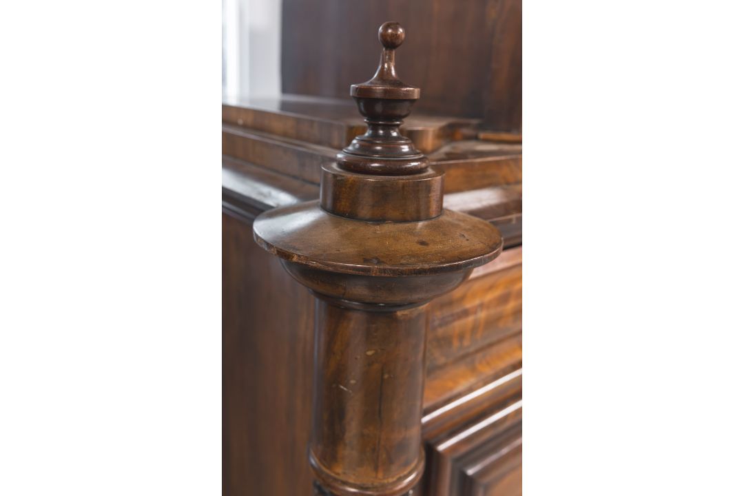 Schreibschrank (wohl Nord-Deutschland o. Berlin, Spät-Biedermeier, um 1850/1860er Jahre) - Bild 4 aus 4