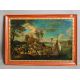 Saftleven, Herman (1609 - 1685), Rheinlandschaft m. Kaufleuten u. Burgruine - Bild 1 aus 3