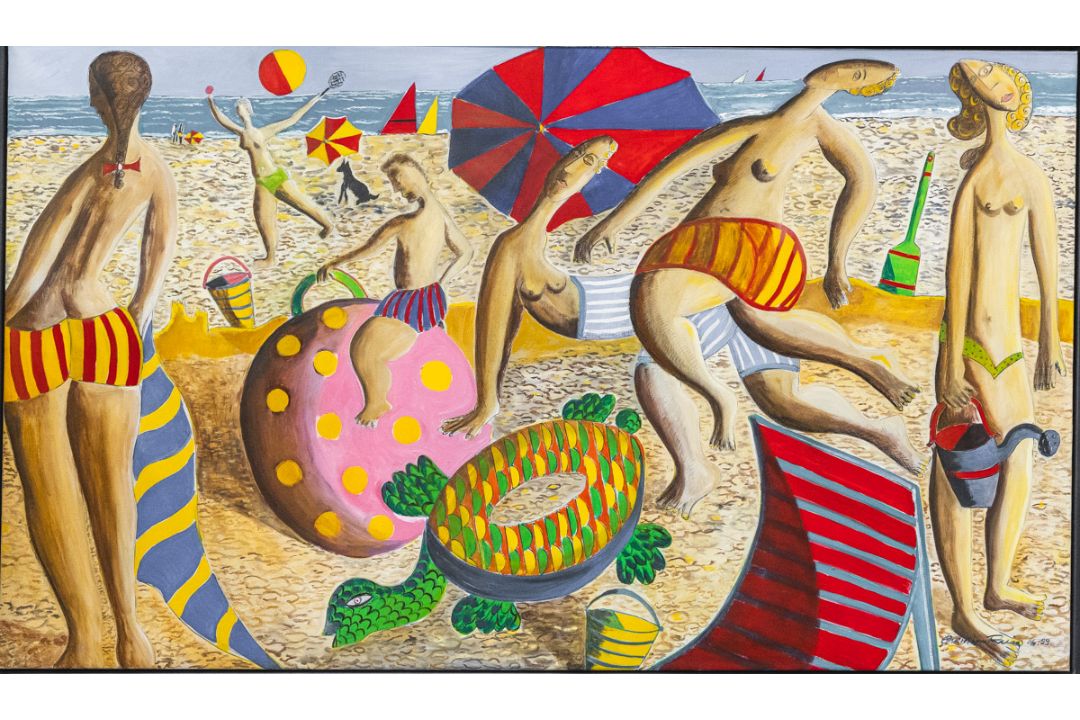 Ruiz, Christian (geb. 1962), Strandszene (1999) - Bild 1 aus 3