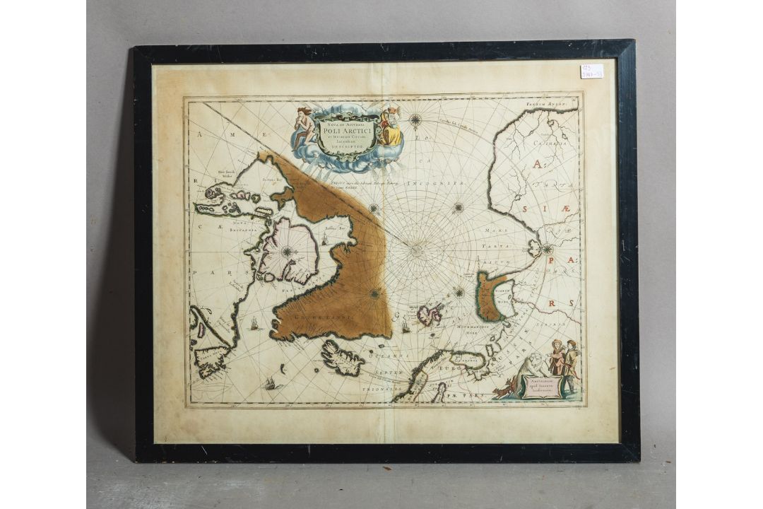 Jansson, Jan (1588 - 1664), "Nova et Accurata Poli Arctici"