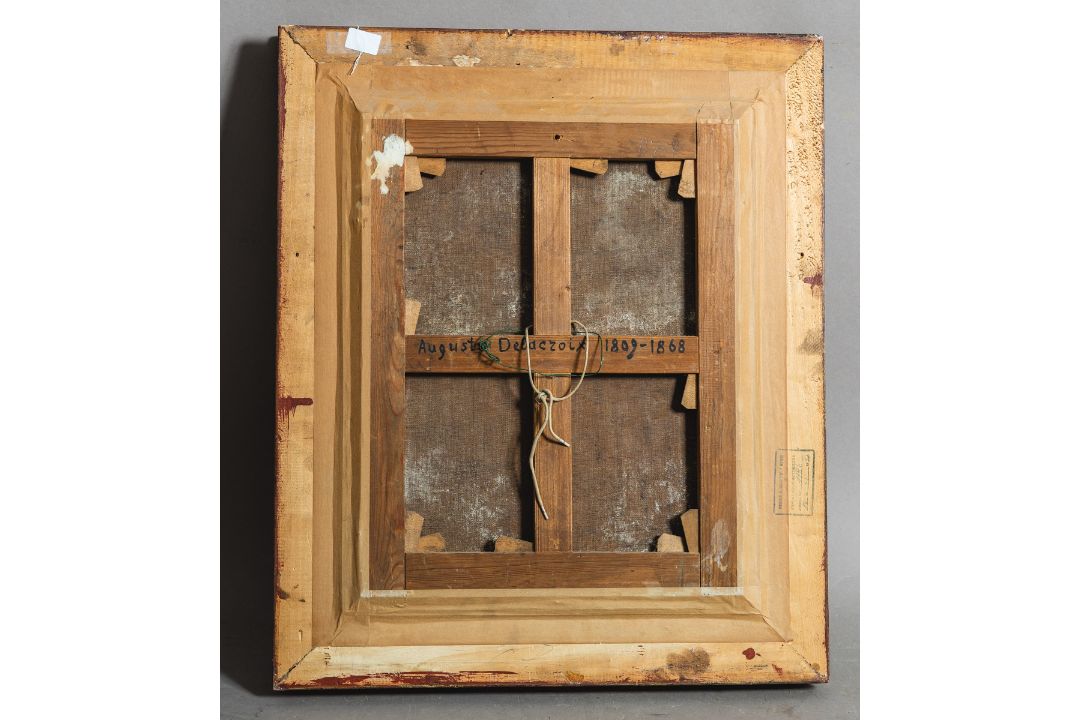 Delacroix, Auguste (1809 - 1868), Frau mit Wasserkrug und Kind - Bild 3 aus 4