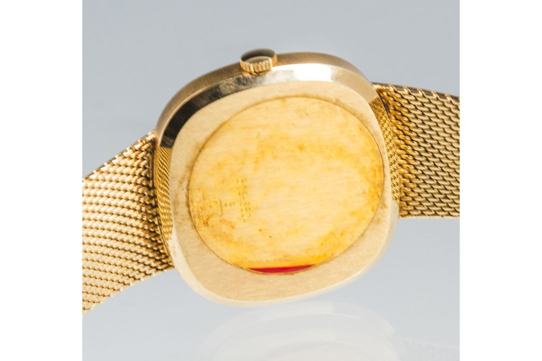 Goldene Armbanduhr 585 GG (BWC, Swiss, wohl 1970er Jahre) - Bild 3 aus 3