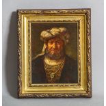 Künstler/in unbekannt (17. Jh.), Bildnis eines Mannes mit Turban
