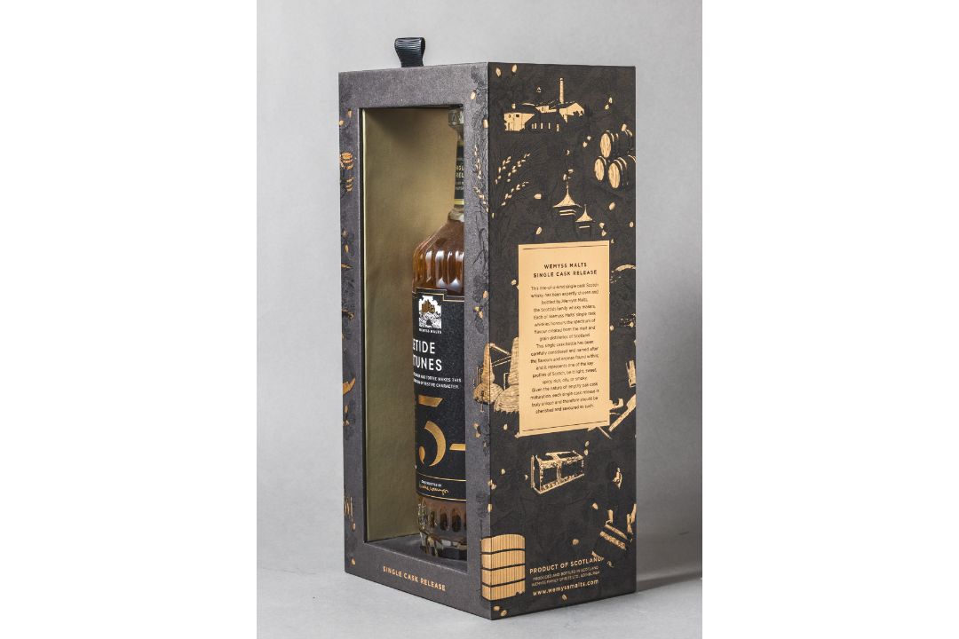 Wemyss Malts Yuletide Fortunes, Dest. 1988, 34 Jahre, Abf. 2022, Single Grain Scotch Whisky - Bild 3 aus 3