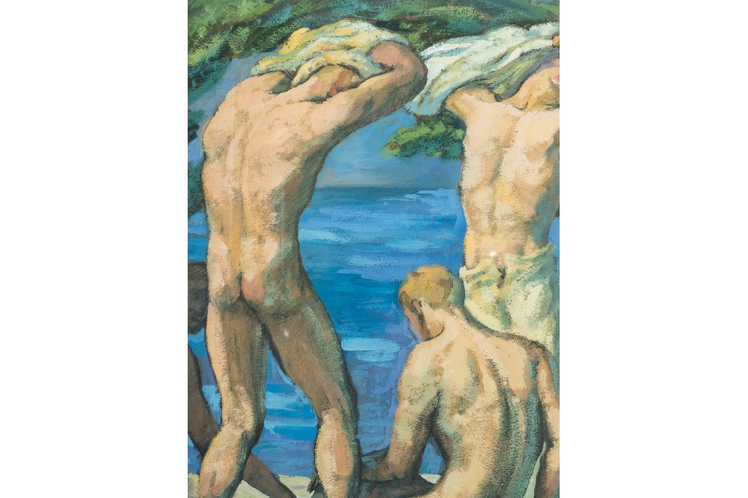 Pauli, Georg (1855 - 1935), Badende Männer - Bild 3 aus 3