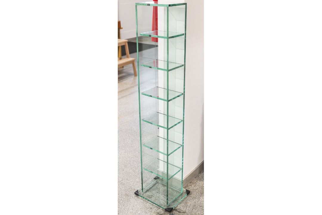 2 Glasregale "Tower" (Design Vertrieb, neuzeitlich)