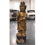 Große Guanyin-Figur (China, wohl 18./19. Jh.)