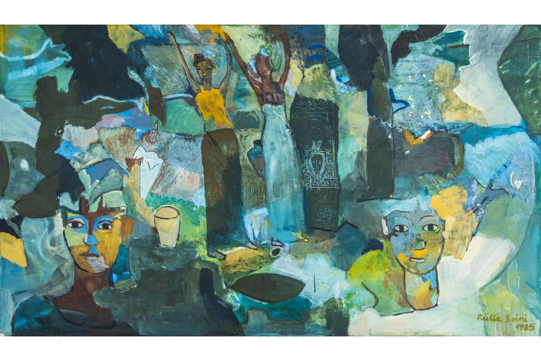 Signiert "Rütta Soini" (Wiesbaden, 21. Jh.), Ohne Titel (1985)