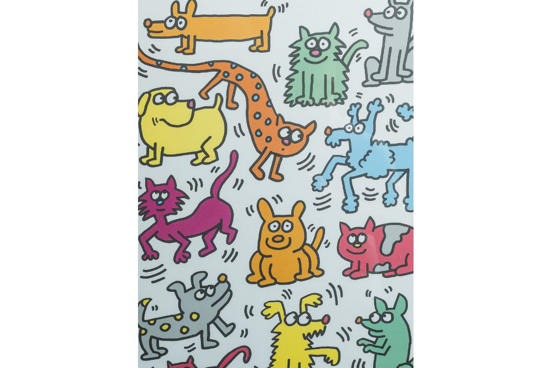 Haring, Keith (1958 - 1990), Plakat "The Humane Society of Broward County" (1987) - Bild 2 aus 2