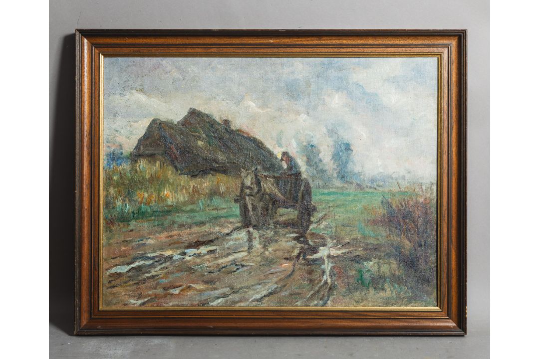 Künstler/in unbekannt (19./20. Jh.), Ländliche Szene - Bild 1 aus 3