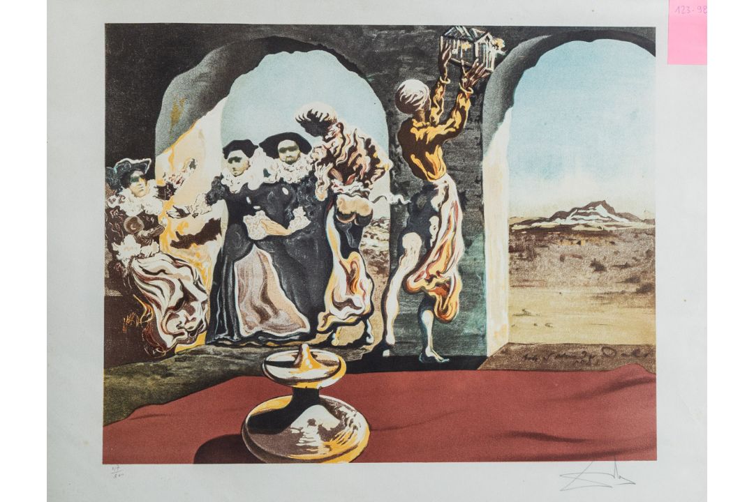 Dali, Salvador (1904 - 1989), "Le buste de Voltaire" (1940) - Bild 1 aus 3