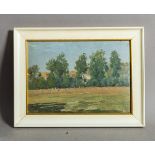 Künstler/in unbekannt (20. Jh.), Sommerliche Landschaft