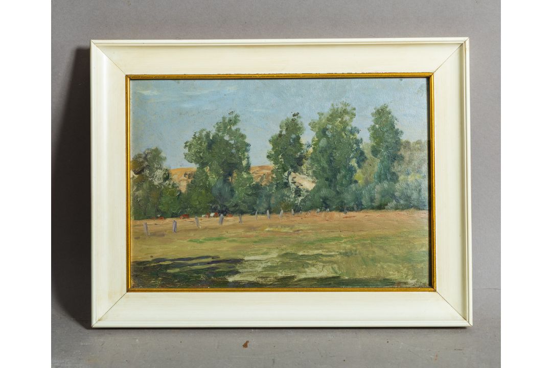 Künstler/in unbekannt (20. Jh.), Sommerliche Landschaft - Bild 1 aus 3