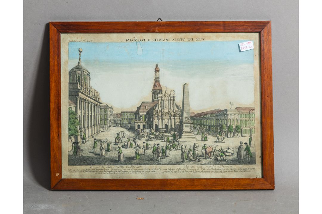 Nabholz, Johann Christoph (1752 - 1796), "Prospect des alten Marckts zu Potsdam" - Bild 1 aus 2
