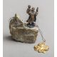 Kleine Statuette auf Steinsockel "Heiliger Christophorus" (Juwelier Weiland, Mainz) - Bild 4 aus 4