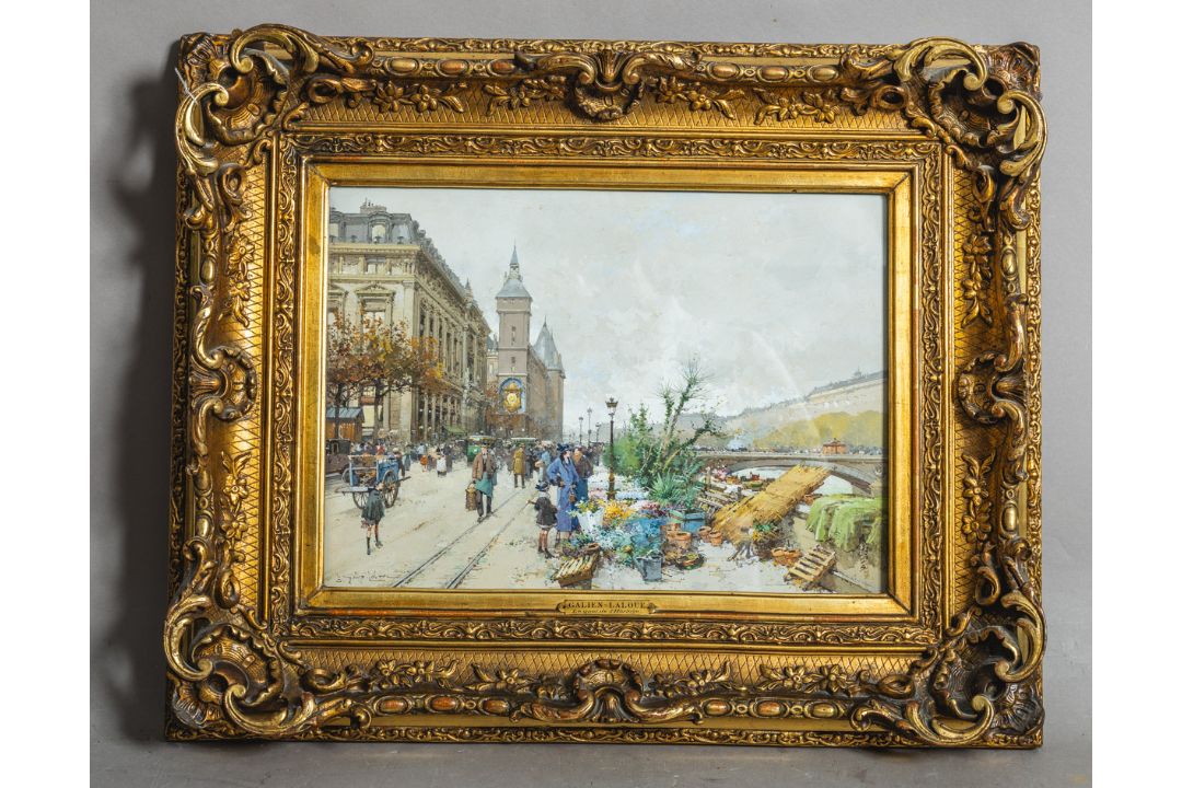 Galien-Laloue, Eugène (1854 - 1941), "Le Quai de l'Horloge" - Bild 1 aus 4