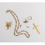 Konvolut von Goldschmuck 333 GG/WG