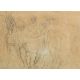 Corinth, Lovis (1858 - 1925), Figürliche Skizze eines Paares - Bild 2 aus 2