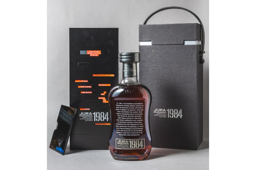 Isle of Jura 1984 - George Orwell Edition, Dest. 1984, 30 Jahre, Abf. 2014, Single Malt Scotch Whisk - Bild 1 aus 2