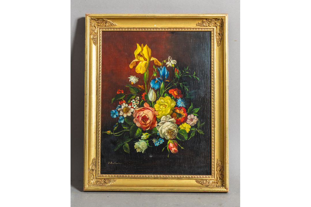 Signiert "D. Bastiani" (20. Jh.), Blumenstillleben - Bild 1 aus 4