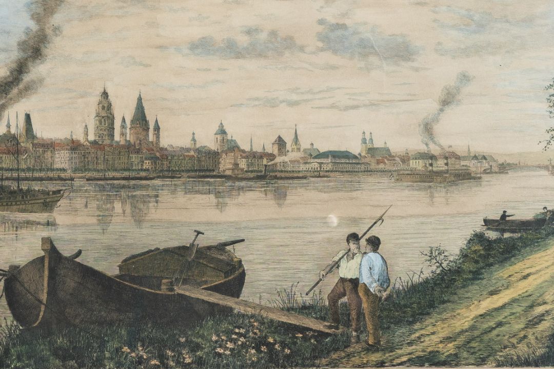 Nach Sutter, Conrad (1856 - 1926), Ansicht von Mainz - Bild 3 aus 3