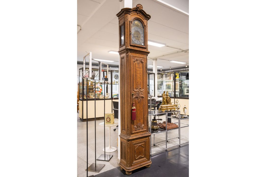 Barocke Standuhr (Aachen / Lüttich, Mitte d. 18. Jh.)