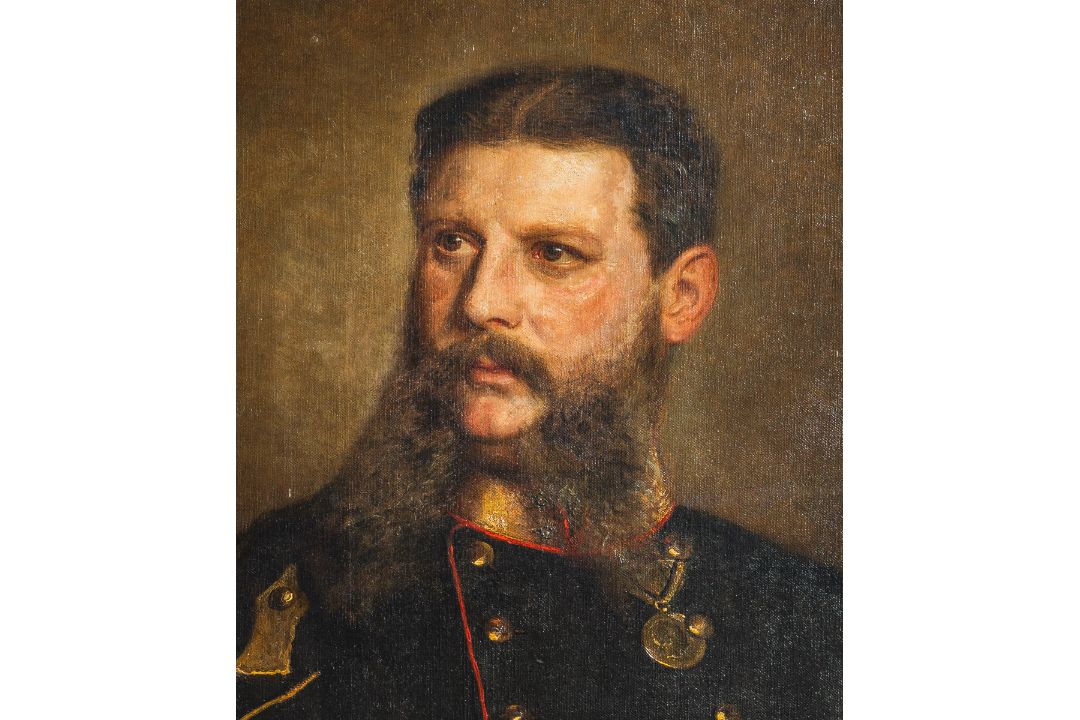 Schmitt, Nathanael (1847 - 1918), Porträt eines Angehörigen der Familie Rüdt von Collenberg-Bödighei - Bild 3 aus 4