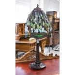 Tischlampe im Tiffany-Stil (20./21. Jh.)