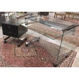Schreibtisch mit Rollcontainer (Gallotti u. Radice, Italien, 70er J.)
