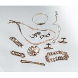 Konvolut von Silberschmuck