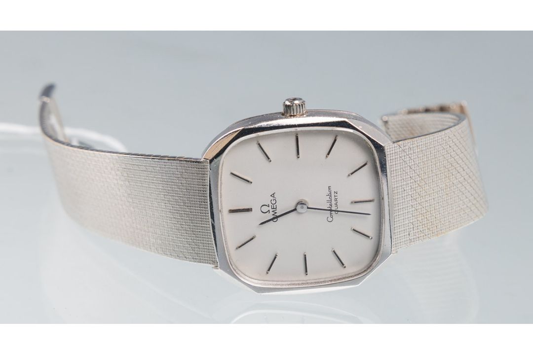 Omega - Armbanduhr "Constellation" 750 WG - Bild 2 aus 4