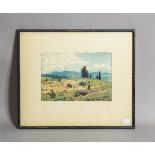 Thoma, Hans (1839 - 1924), Wanderer vor bergigem Panorama