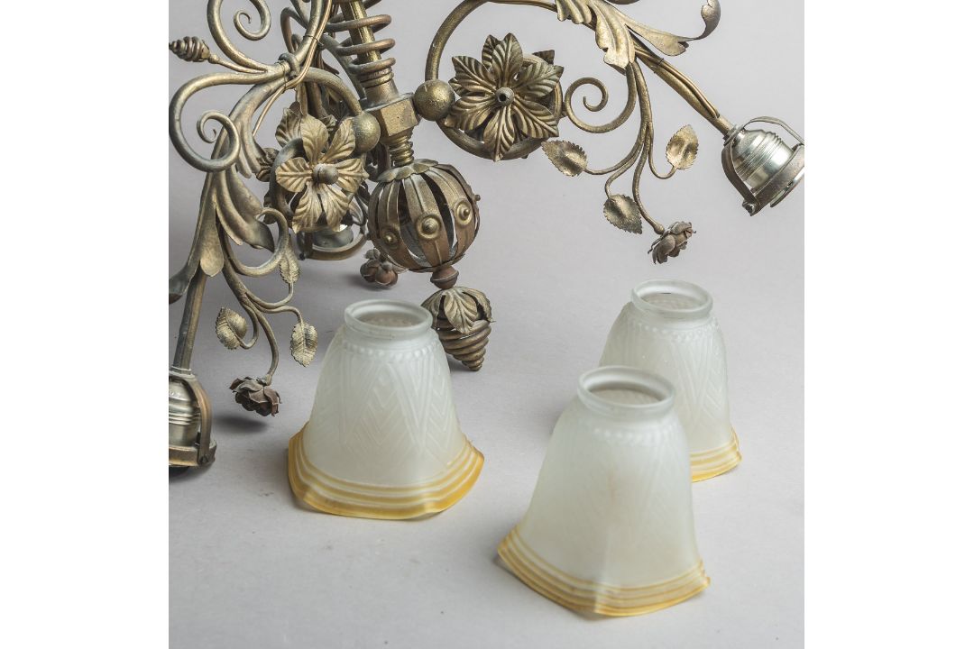Deckenlampe (Deutschland, um 1900) - Bild 2 aus 3