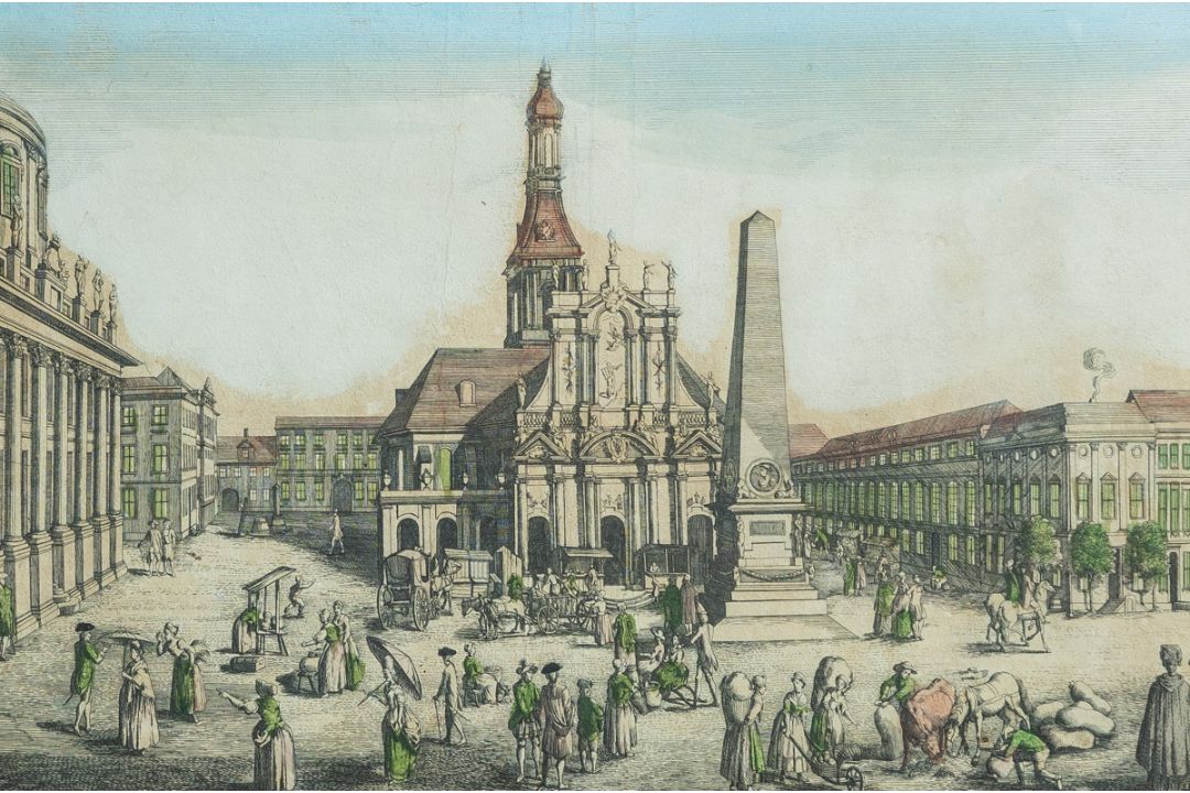 Nabholz, Johann Christoph (1752 - 1796), "Prospect des alten Marckts zu Potsdam" - Bild 2 aus 2