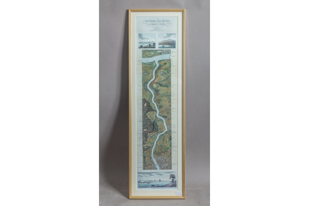 Delkeskamp, Friedrich Wilhelm (1794 - 1872), Panorama of the Maine, and of the Adjacent Country from