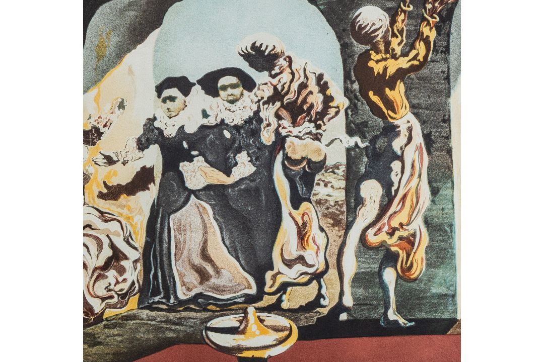 Dali, Salvador (1904 - 1989), "Le buste de Voltaire" (1940) - Bild 2 aus 3