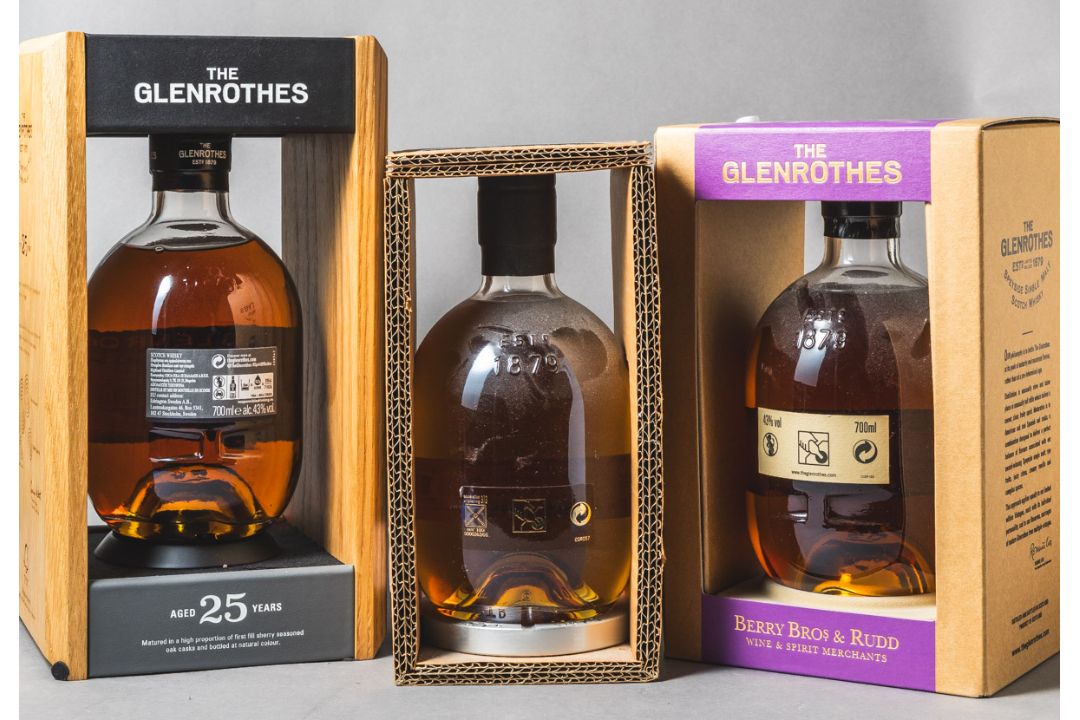 Konvolut mit 3 Flaschen Single Malt Scotch Whisky The Glenrothes - Bild 2 aus 2