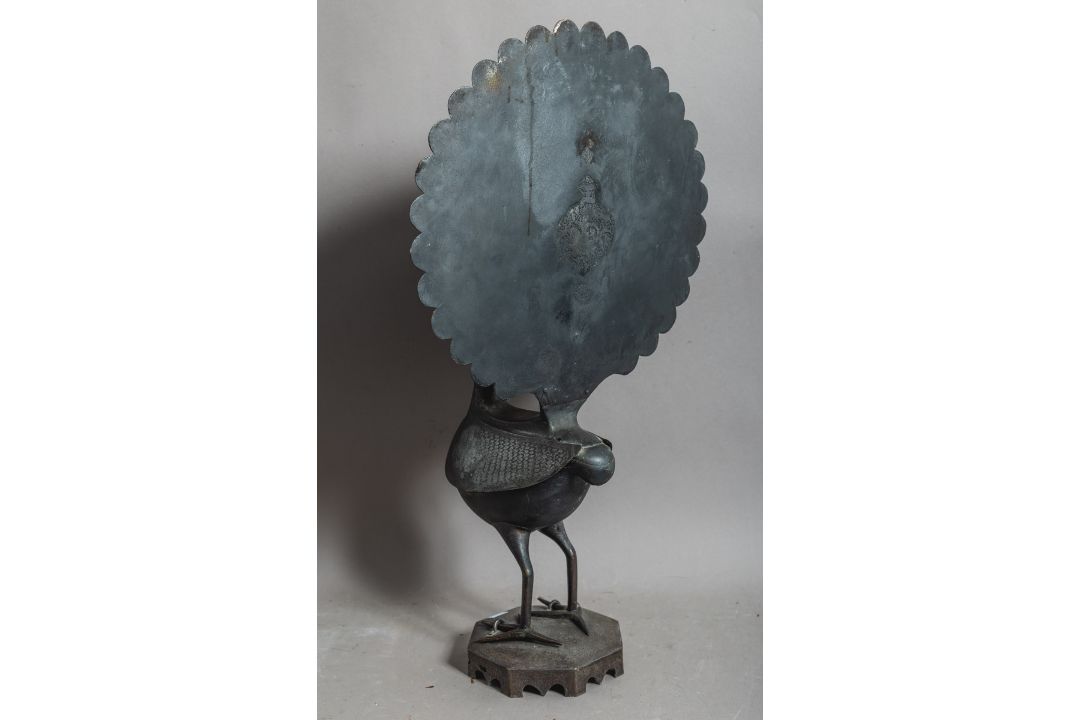 Pfauenfigur (wohl Persien, Qajar-Dynastie, 19. Jh.) - Bild 2 aus 2