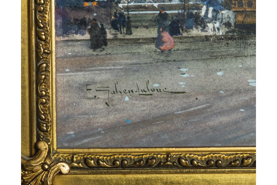 Galien-Laloue, Eugène (1854 - 1941), "Paris Opera Square" - Bild 2 aus 4