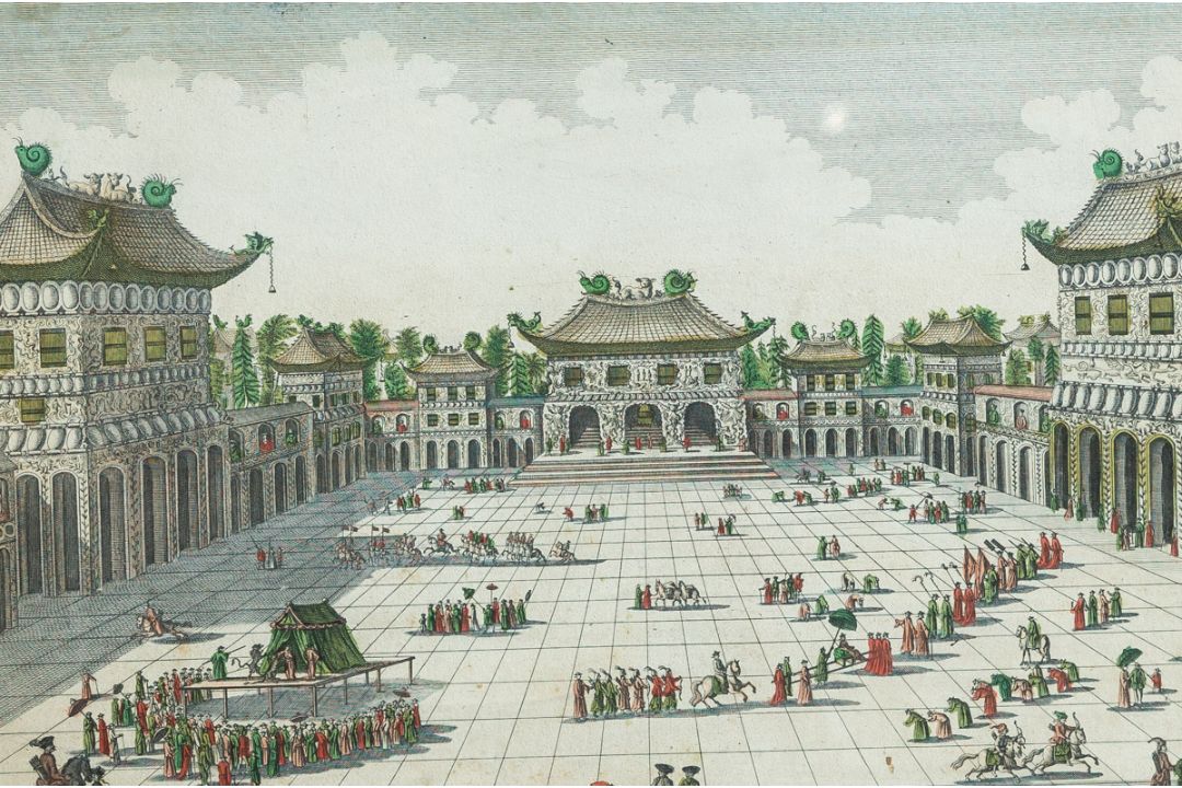 Probst, Georg Balthasar (1732 - 1801), "Keysers Hof van Binnen in Pekin" - Bild 2 aus 2