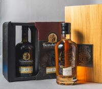 Konvolut mit 2 Flaschen Bunnahabhain