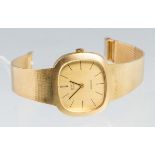 Goldene Armbanduhr 585 GG (BWC, Swiss, wohl 1970er Jahre)